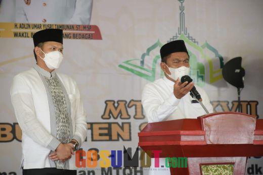 Bupati Sergai Harapkan MTQH ke XVII dapat Wujudkan Masyarakat Qurani yang Religius