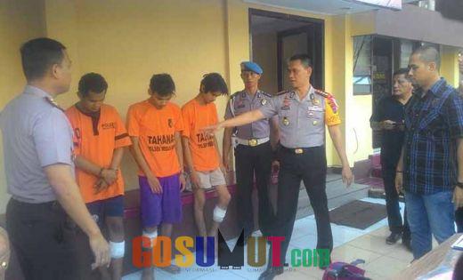 Suka Main Koboi di Jalanan, 3 Bandit Dihadiahkan Timah Panas Kakinya