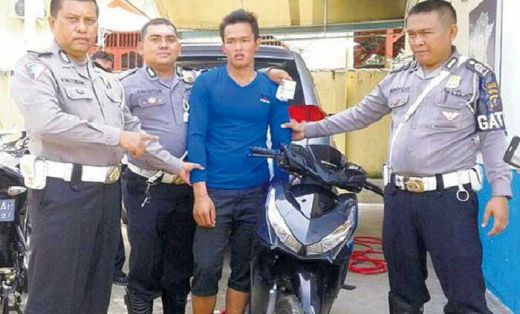 Pria Asal Rohil Riau yang Diduga Penadah Sepeda Motor Curian, Berhasil Dibekuk Aparat Polres Labura