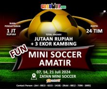 Buruan Daftar, GoSumut Gelar Fun Mini Soccer Berhadiah Jutaan Rupiah