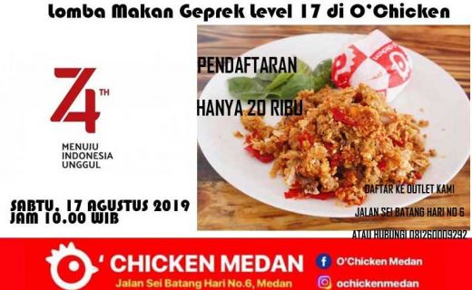 10 Nama Agus yang Lahir 17 Agustus Gratis Makan Ayam Bakar di Ochicken Medan