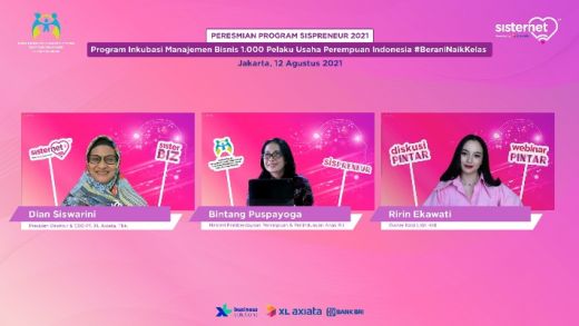 XL Axiata - Kementerian PPPA RI Dorong 1.000 Pelaku Usaha Perempuan Naik Kelas Melalui Sispreneur