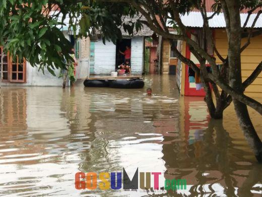 Banjir Sei Rampah Semakin Mengkhawatirkan