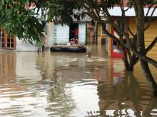 Banjir Sei Rampah Semakin Mengkhawatirkan