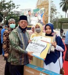 Sri Ramadhani Perwakilan Kota Padangsidimpuan Raih Juara 1 MTQ Ke-37 Provsu