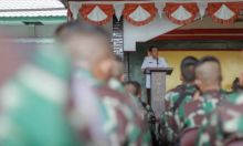 Walikota Sidimpuan Lepas Satgas Yonif 123/RW Pengamanan Perbatasan RI-PNG