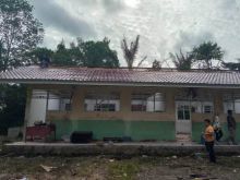 Gedung Sekolah Beratap Langit di Padangsidimpuan Mulai Diperbaiki