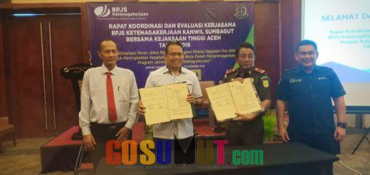 Tingkatkan Kepatuhan Pemberi Kerja, BPJS Ketenagakerjaan Gandeng Kejaksaan Tinggi Aceh