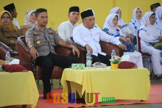 Kapolres AKBP Agus Hadiri Pelantikan Majelis Ta’lim Yasin Akbar Kabupaten Labuhanbatu
