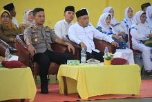 Kapolres AKBP Agus Hadiri Pelantikan Majelis Ta’lim Yasin Akbar Kabupaten Labuhanbatu