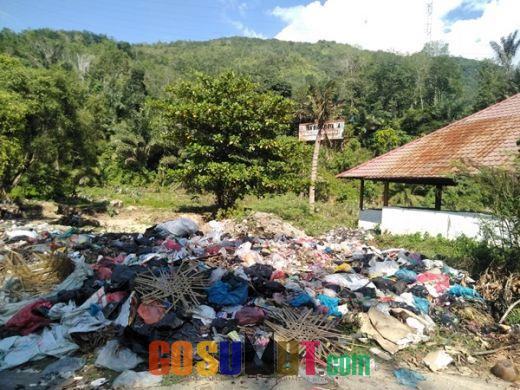 Objek Wisata Madina yang Dihempas Banjir Kini Tak Terurus dan Jadi Tempat Pembuangan Sampah