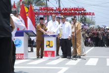 Presiden Jokowi Resmikan Jalan Inpres Tanjungbalai, Pemkab Asahan Turut Dampingi