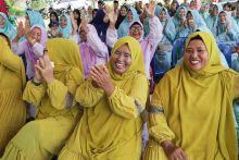 Pentas Seni Ramadan Bersama Usbat Ganjar dan Remaja Masjid di Deli Serdang Berlangsung Meriah