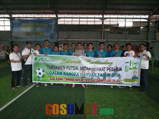 Kembangkan Bakat Pekerja, BPJK TK Gelar Turnamen Futsal