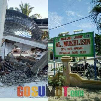 Masjid Raya Al-Muhlisin Roboh, Segini Kerugiannya