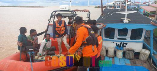 Kapal Nelayan Karam di Perairan Pulau Tamang Madina, 14 ABK Berhasil Dievakuasi Basarnas Medan 