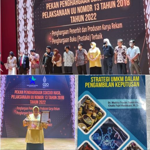 Sumut Bangga, Dosen USU Meilita Sembiring Terima Penghargaan Buku Pustaka Terbaik 2022 dari Perpusnas