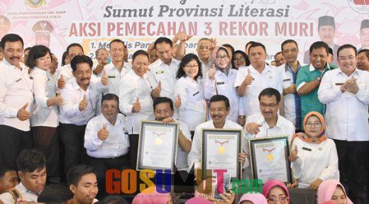 Pecahkan Tiga Rekor MURI, Tengku Erry Dianugerahi Bapak Literasi