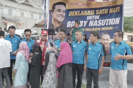 Komunitas Satu Hati Deklarasi Dukung Bobby Nasution