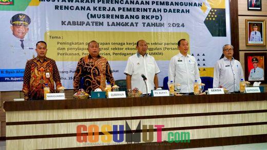 Musrenbang RKPD Langkat 2024, Deputi Sekretariat Wakil Presiden Puji Syah Afandin