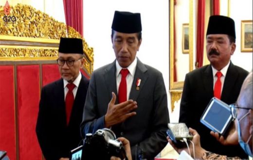 Sah! Jokowi Reshuffle Kabinet, Zulkifli Hasan jadi Mendag, Hadi Tjahjanto  Sebagai Menteri ATR/BPN