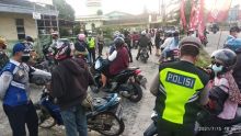 PPKM Darurat, Puluhan Kendaraan Diputarbalik di Pos Penyekatan Jalan Medan-Tanjung Morawa