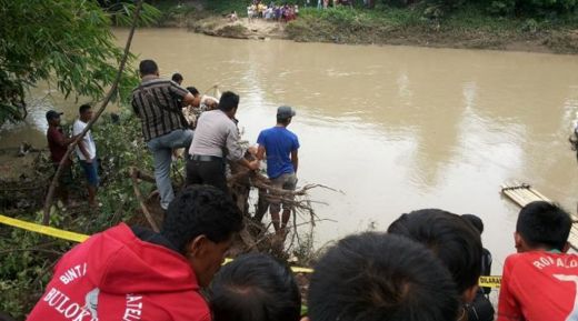 Akibat Buang Sampah, Balita Hanyut di Sungai Bangkatan Binjai