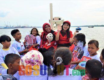 Pelindo 1 Bercerita Bersama Anak-anak Kampung Nelayan Belawan