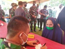Satgas TMMD ke – 112 Kodim 0103 Aceh Utara Gelar Pengobatan Gratis