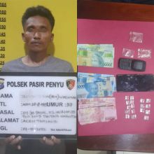 Edarkarkan Narkoba, Warga Aceh Dibekuk Polsek Pasir Penyu