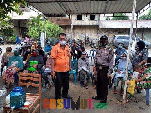 Kapolsek Kampung Rakyat Kerahkan Pengamanan di Penyerahan BST
