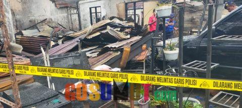 Dua Rumah Dilalap Api di Lorong 14C Yos Sudarso