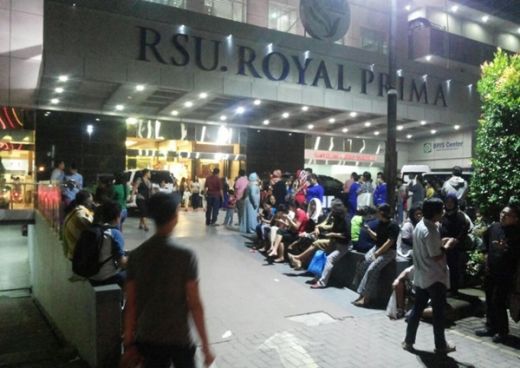 Gempa di Bandar Baru, Pasien di RS Royal Prima Medan Berhamburan Keluar