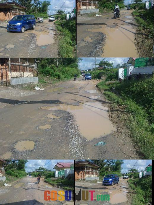 Jalan Propinsi Kecamatan Silaen rusak Parah, Masyarakat Berharap Perhatian Gubsu