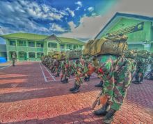 Prajurit TNI Kodim 0103 Aceh Utara Ikuti Latihan Dasar Teritorial