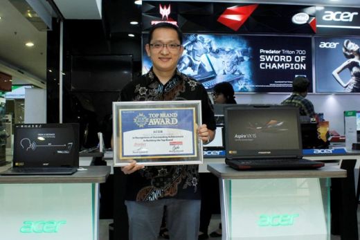 Acer Indonesia Raih Top Brand Award 11 Tahun Berturut-turut