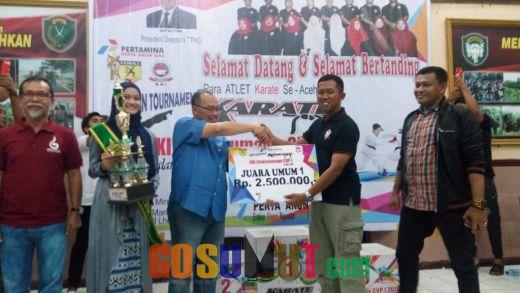 KKI Lhokseumawe Juara Umum Karate se Aceh, Ini rincian Lengkap Perolehan Medali