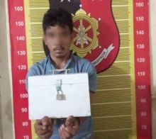 Terekam CCTV, Pencuri Kotak Amal di Sidimpuan Pasrah Ditangkap Polisi