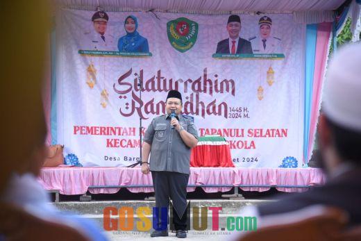 Bupati Tapsel Ajak Masyarakat Batang Angkola Tingkatkan Ibadah Sunnah dan Wajib Selama Ramadan