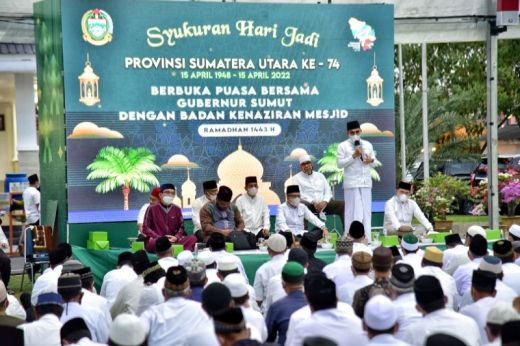 Syukuran Hari Jadi ke-74 Provinsi Sumut, Gubernur Edy Rahmayadi Minta Doa Ulama