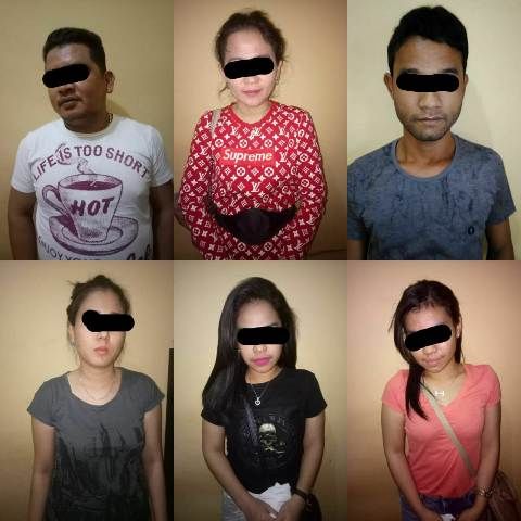 KTV Digerebek Polisi, 2 Pemuda dan 4 Wanita Nyangkut di Polres