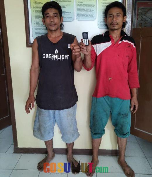Karna Narkoba, Dua Pria Ini Nginap di Tahanan Polsek Prapat Janji