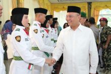 Wali Kota Kukuhkan  44 Paskibraka Kota Medan 2018
