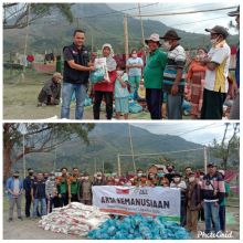 ACT Bersama Brigade MPI Sumut Distribusikan Sembako untuk Masyarakat Lansia Terdampak Erupsi Sinabung