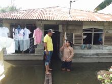 Puluhan Rumah di Desa Cempedak Lobang Tergenang Air