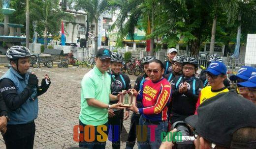 Tim BMX Raleigh, MBG dan Tirtanadi Bangun Hubungan Silaturahmi dengan Gowes Bareng