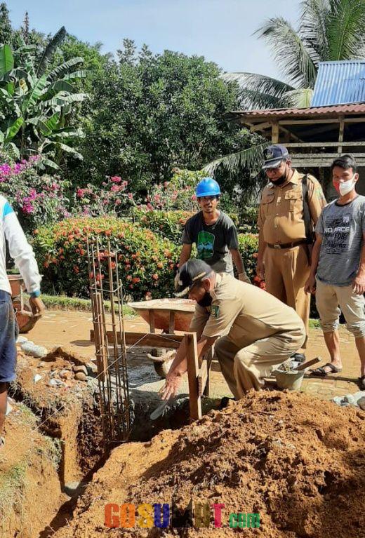 Perdana Berlantai dua,  Pembangunan Kantor Desa Sematar Diawali peletakan Batu