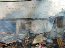 180 Unit Kios dan 5 Ruko di Pasar Lama Perbaungan Hangus Terbakar, Kerugian Ditaksir  Rp 1 Milliar
