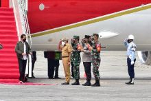Tiba di Bandara Kualanamu, Presiden Jokowi Disambut Gubsu    