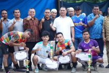 Bupati Labuhanbatu Saksikan Laga Final Turnamen Futsal Purwosari Cup 2023